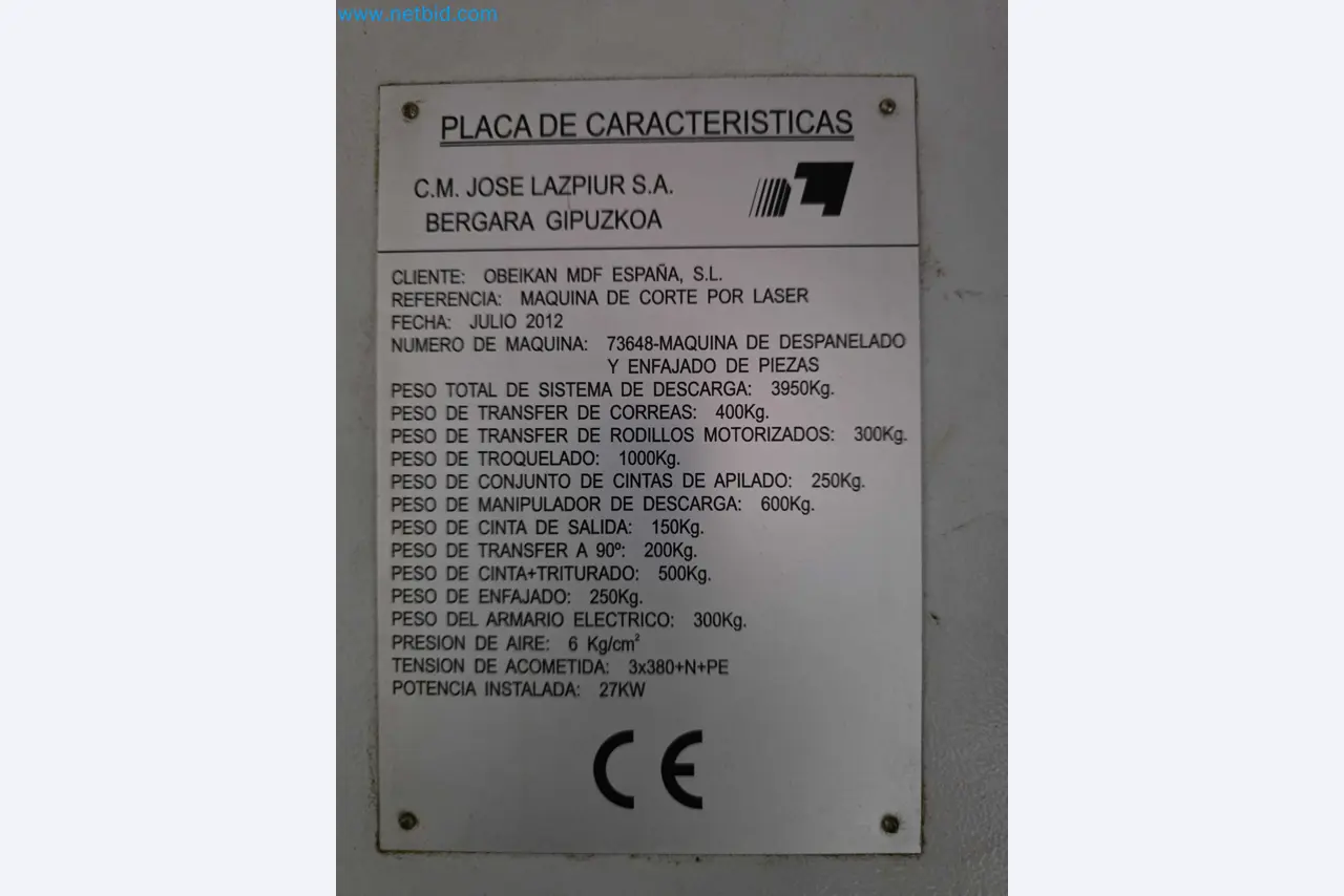 Likvidace podniku - Použité balicí stroje na balení ovoce a zeleniny (výrobní linka MDF)-23