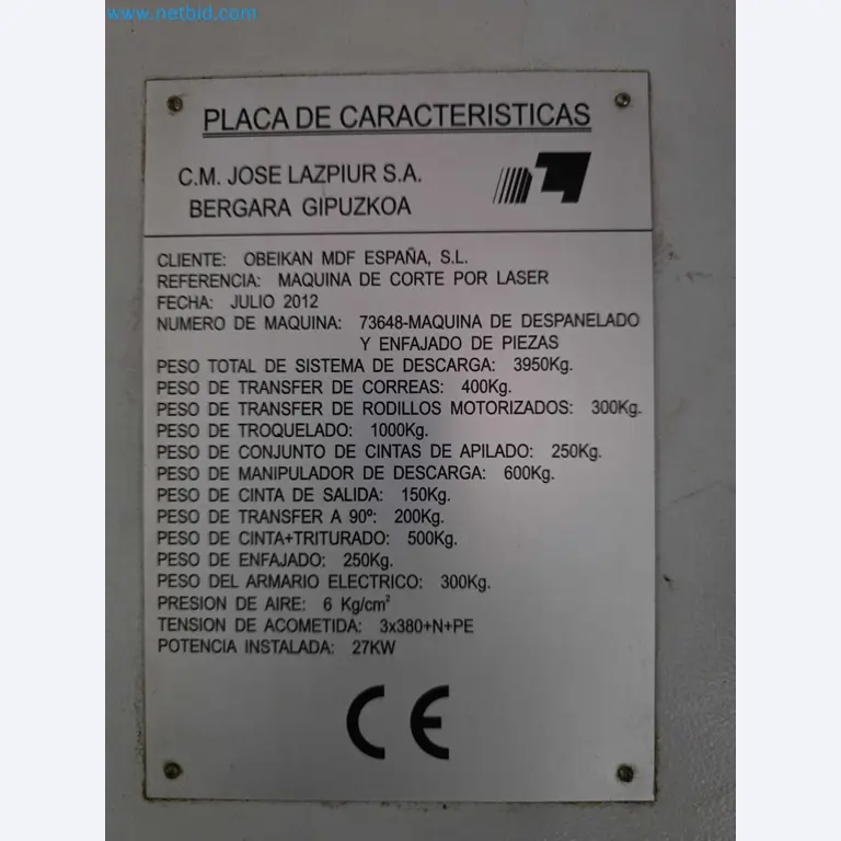 Likvidace podniku - Použité balicí stroje na balení ovoce a zeleniny (výrobní linka MDF)-23