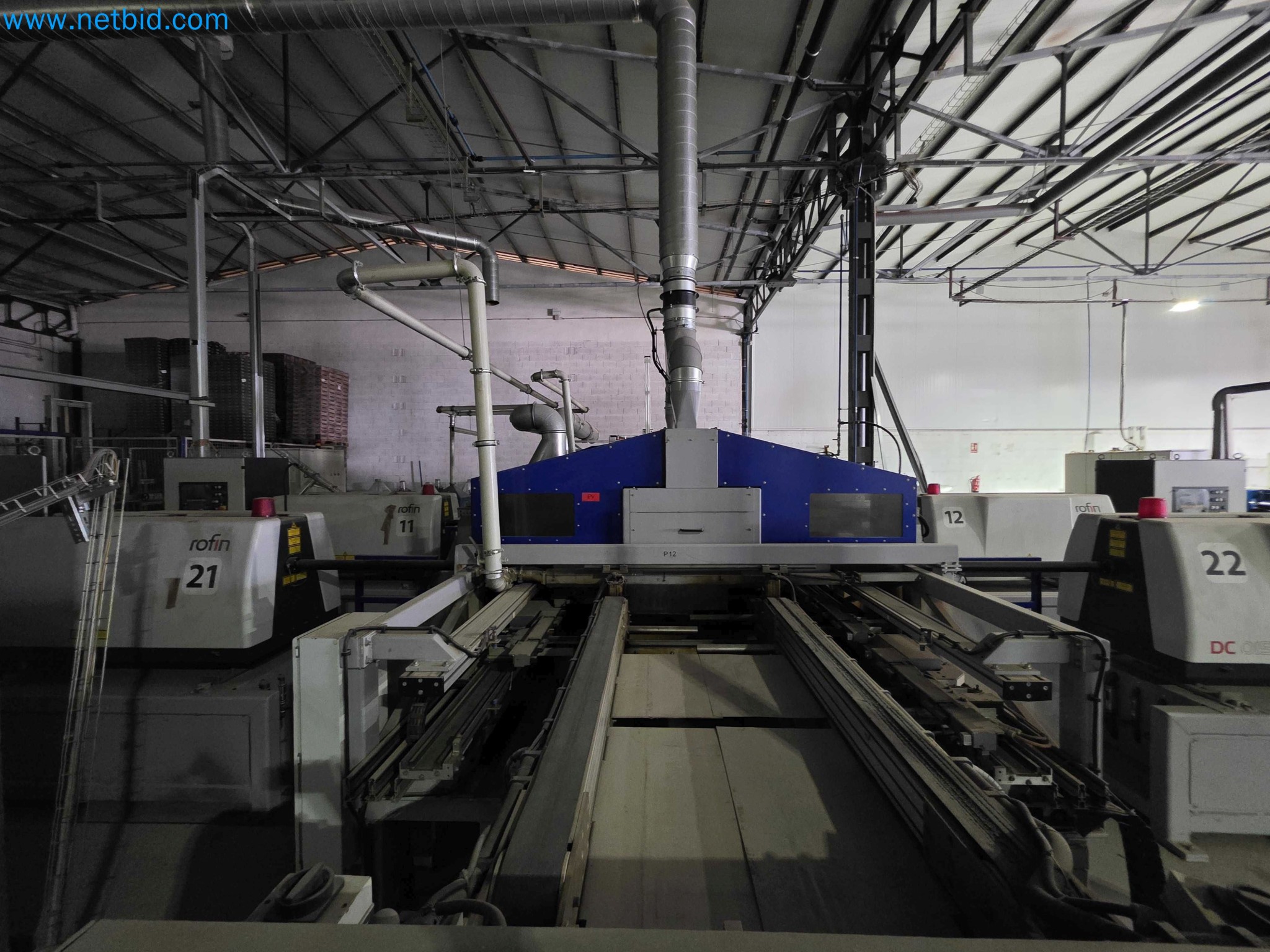 Likvidace podniku - Použité balicí stroje na balení ovoce a zeleniny (výrobní linka MDF)-1