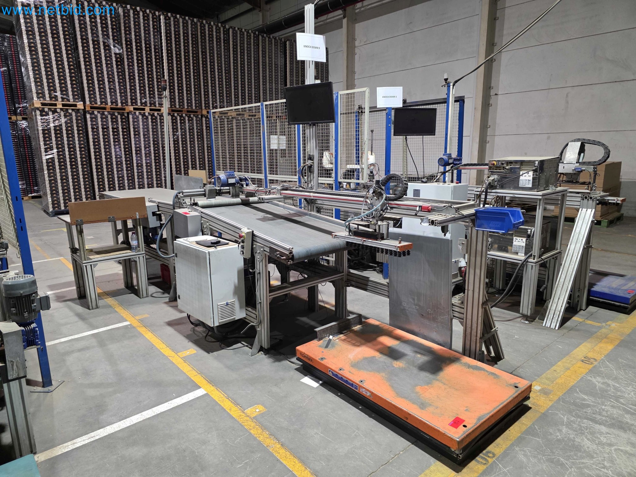 Likvidace podniku - Použité balicí stroje na balení ovoce a zeleniny (výrobní linka MDF)-1