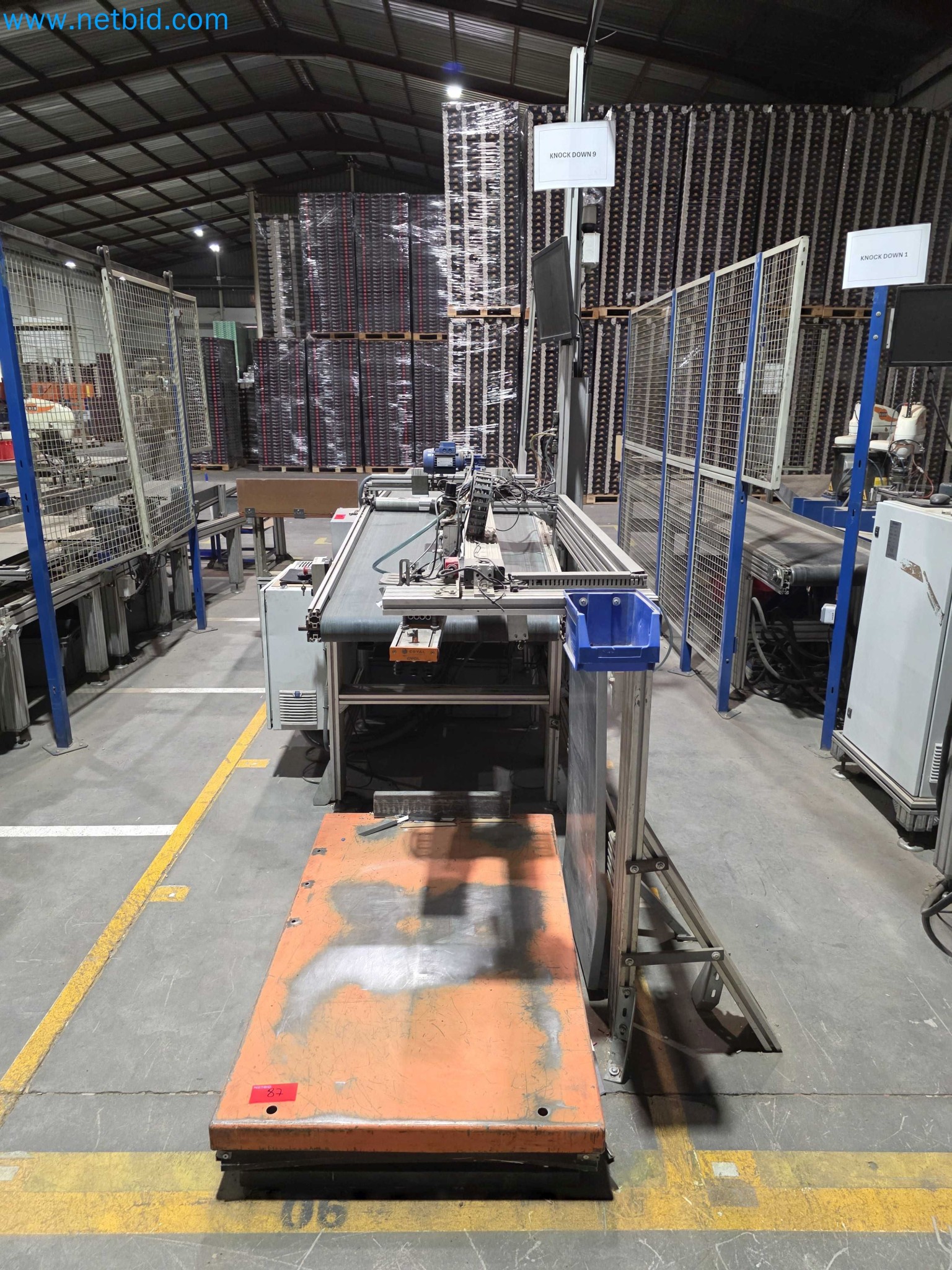 Likvidace podniku - Použité balicí stroje na balení ovoce a zeleniny (výrobní linka MDF)-2