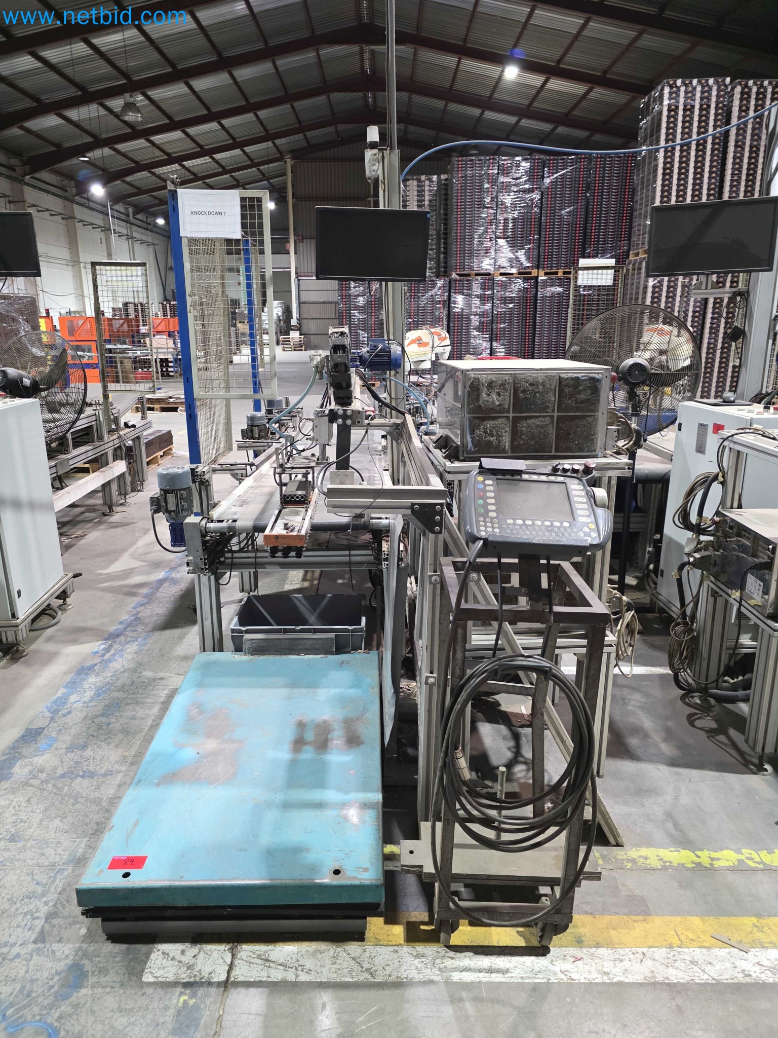 Likvidace podniku - Použité balicí stroje na balení ovoce a zeleniny (výrobní linka MDF)-2