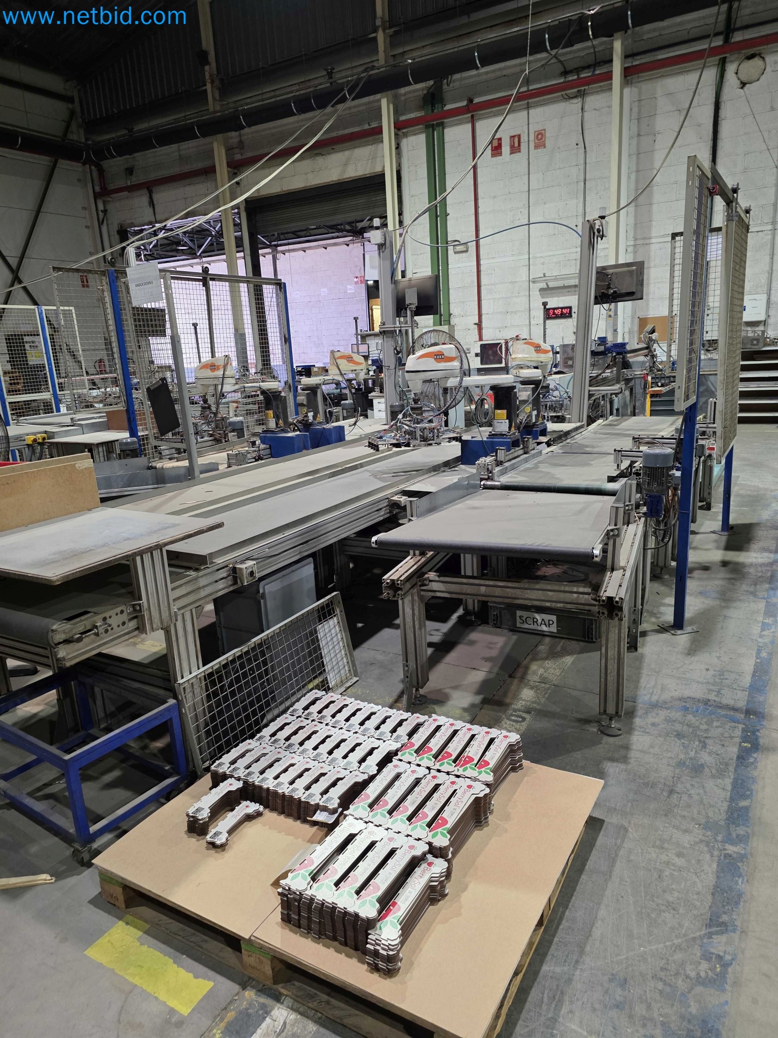 Likvidace podniku - Použité balicí stroje na balení ovoce a zeleniny (výrobní linka MDF)-4