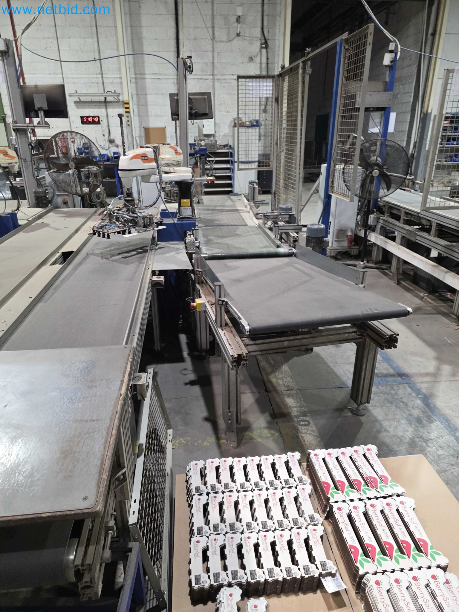 Likvidace podniku - Použité balicí stroje na balení ovoce a zeleniny (výrobní linka MDF)-5