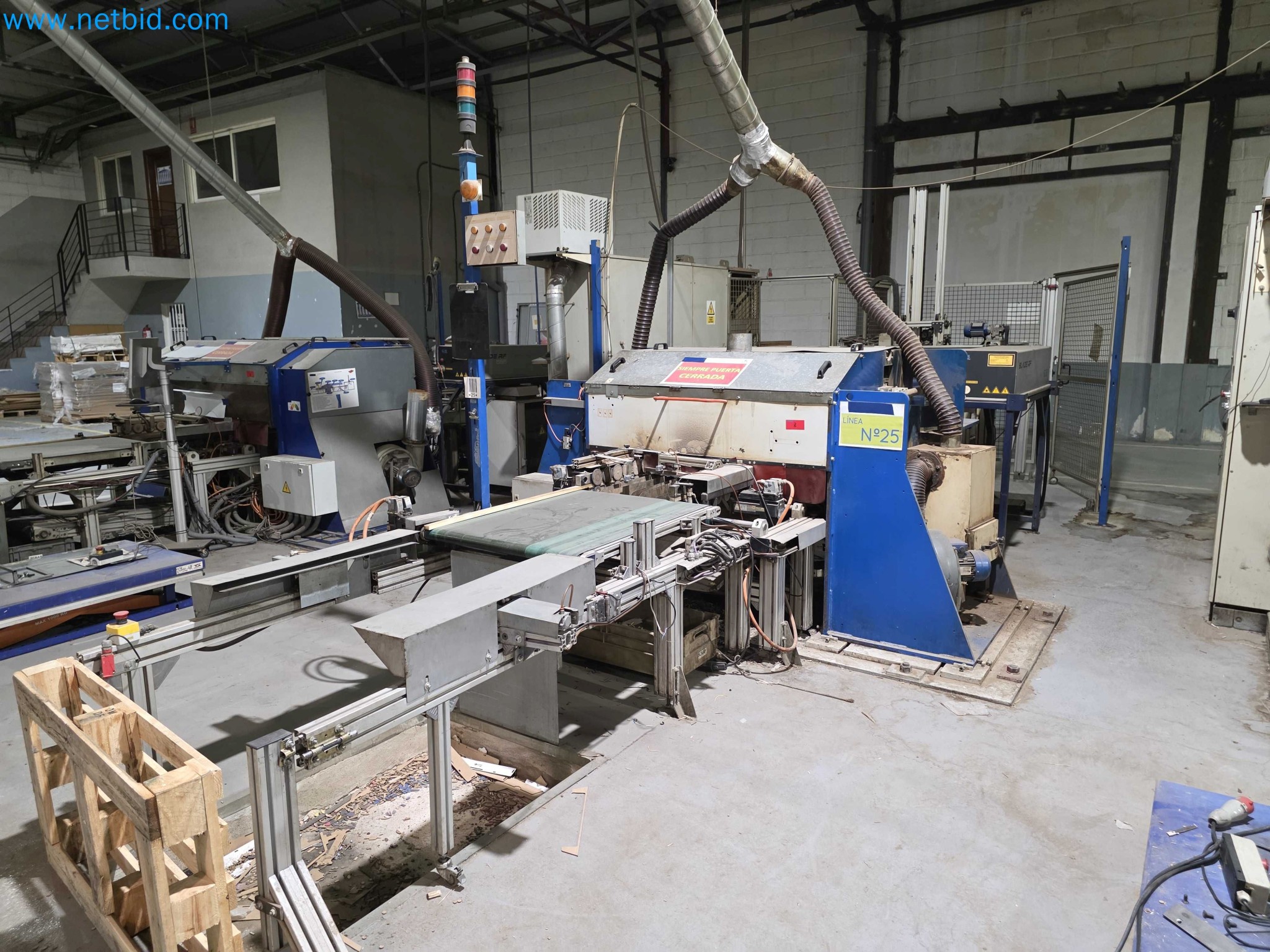 Likvidace podniku - Použité balicí stroje na balení ovoce a zeleniny (výrobní linka MDF)-1