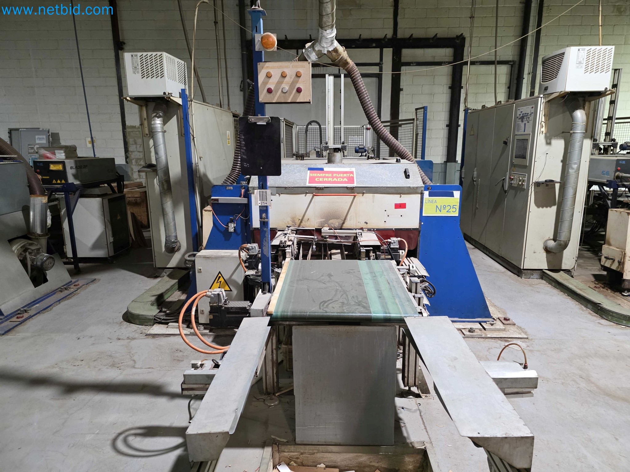 Likvidace podniku - Použité balicí stroje na balení ovoce a zeleniny (výrobní linka MDF)-2