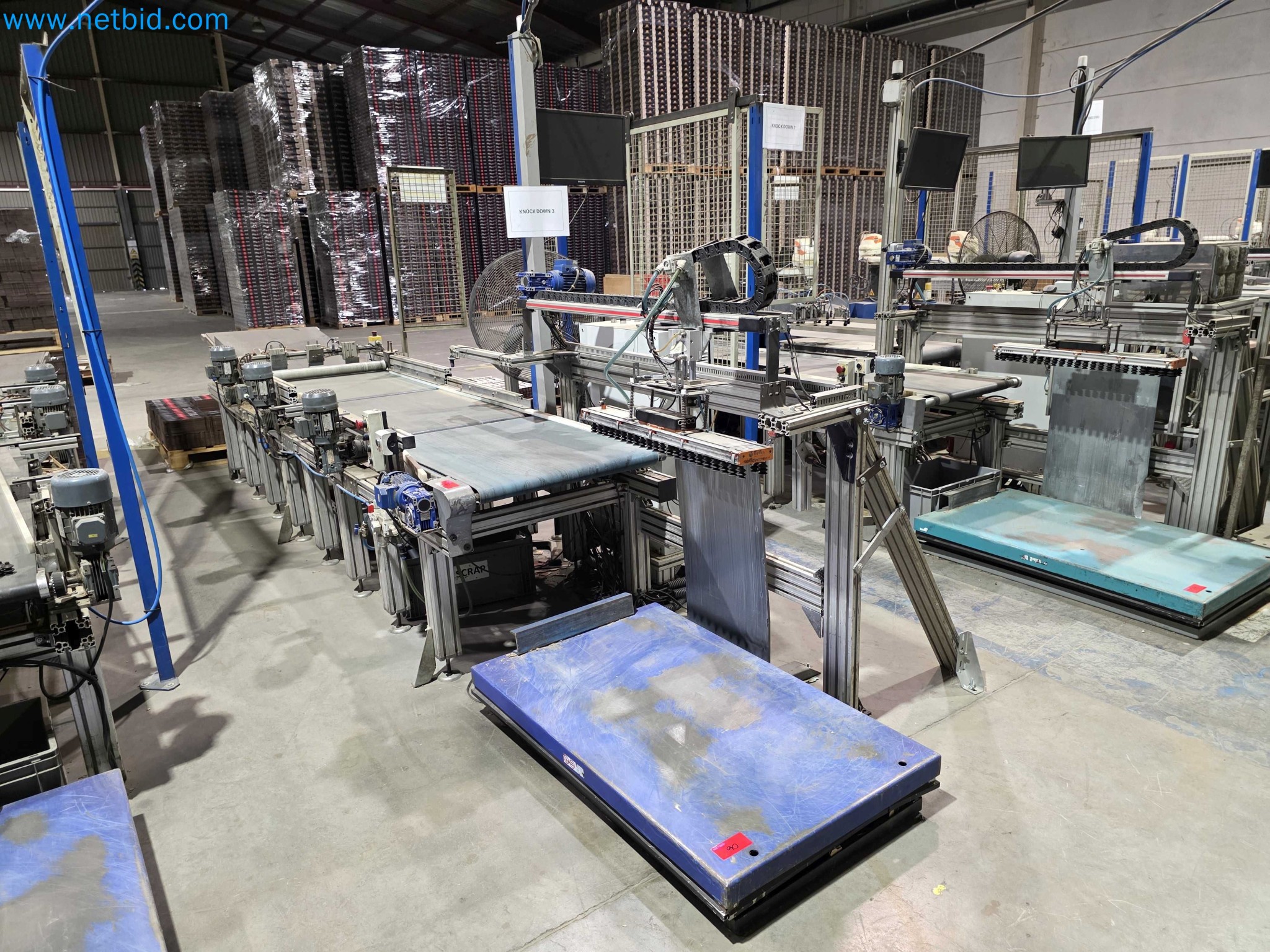 Likvidace podniku - Použité balicí stroje na balení ovoce a zeleniny (výrobní linka MDF)-1