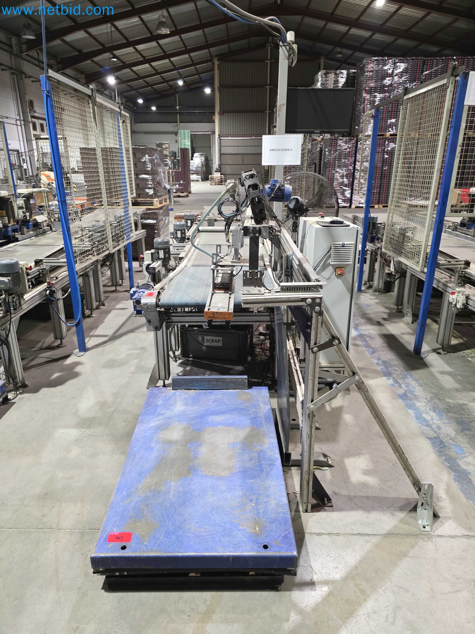 Likvidace podniku - Použité balicí stroje na balení ovoce a zeleniny (výrobní linka MDF)-2