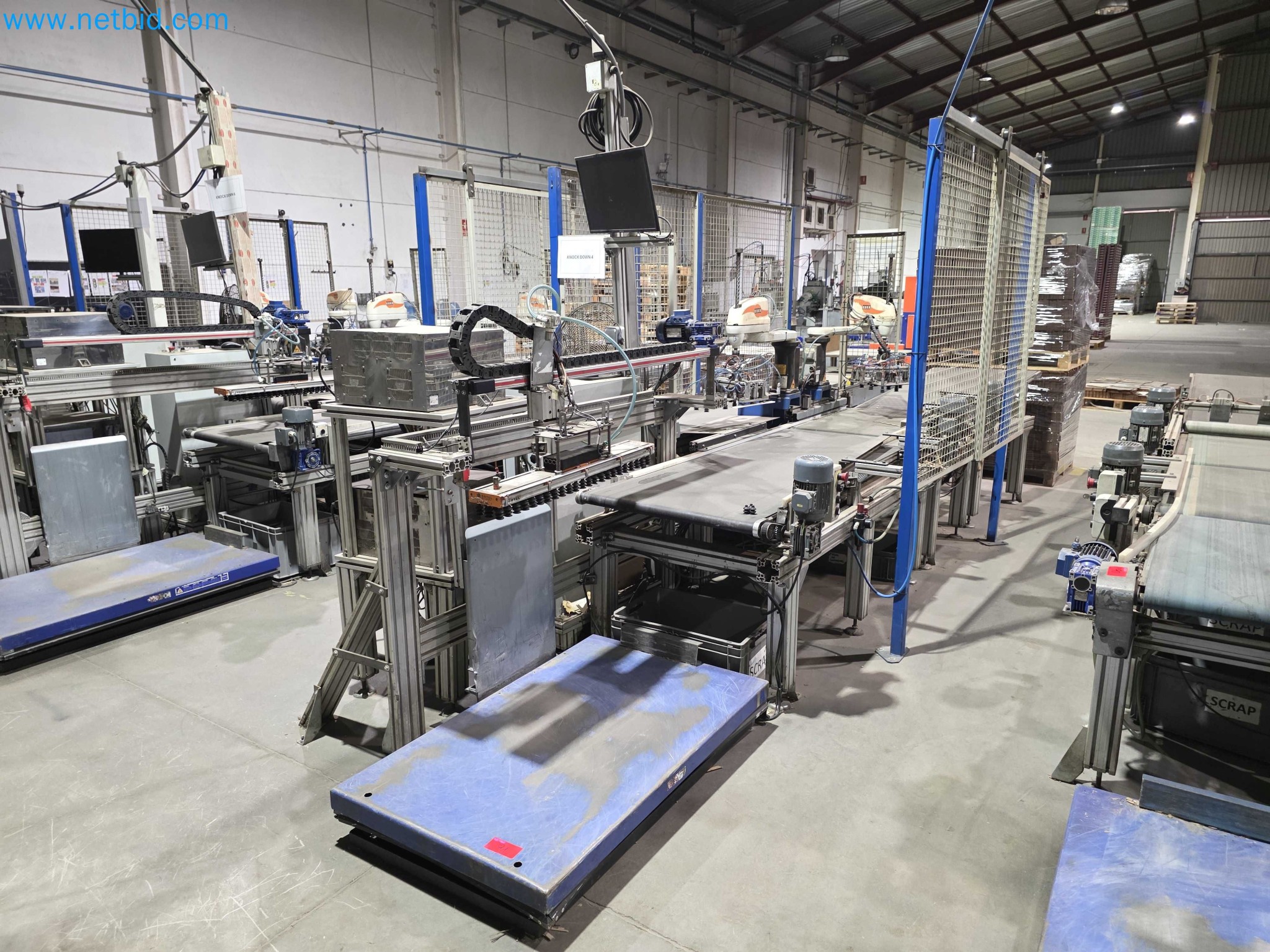 Likvidace podniku - Použité balicí stroje na balení ovoce a zeleniny (výrobní linka MDF)-1