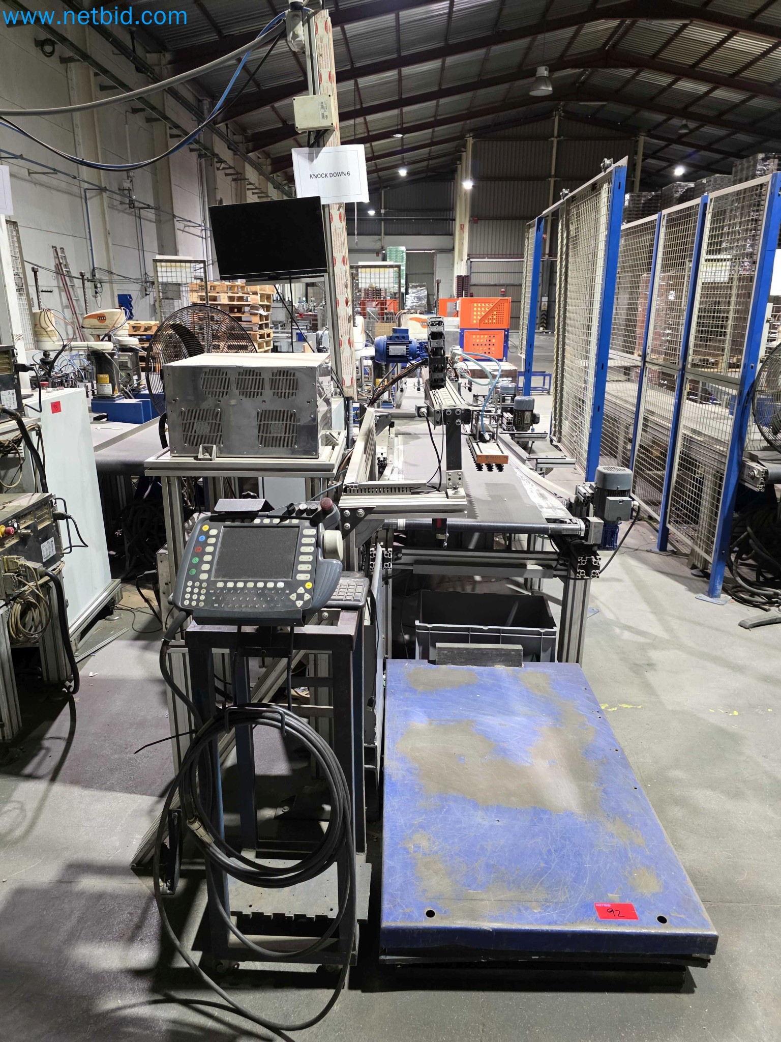 Likvidace podniku - Použité balicí stroje na balení ovoce a zeleniny (výrobní linka MDF)-2