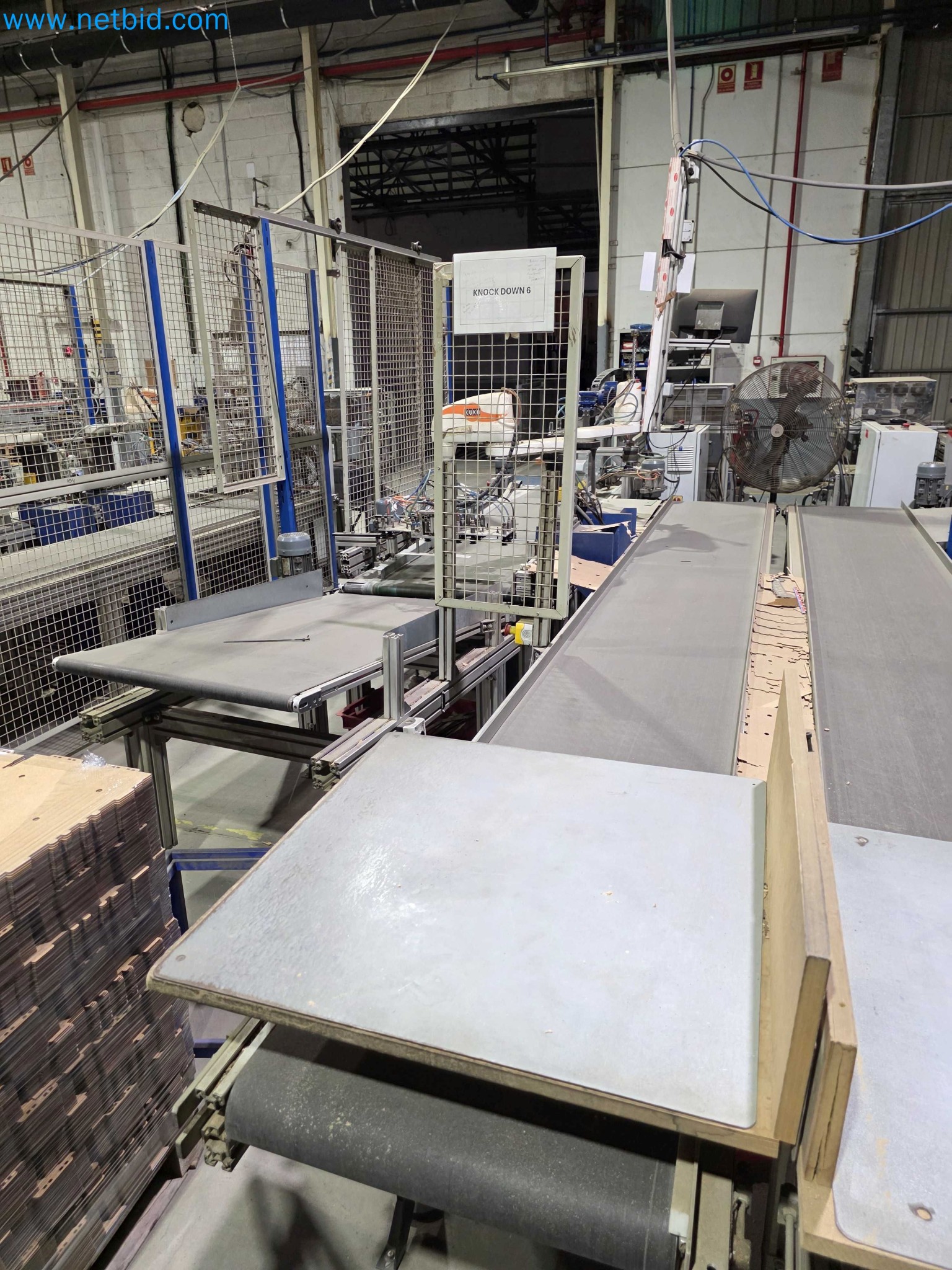 Likvidace podniku - Použité balicí stroje na balení ovoce a zeleniny (výrobní linka MDF)-5