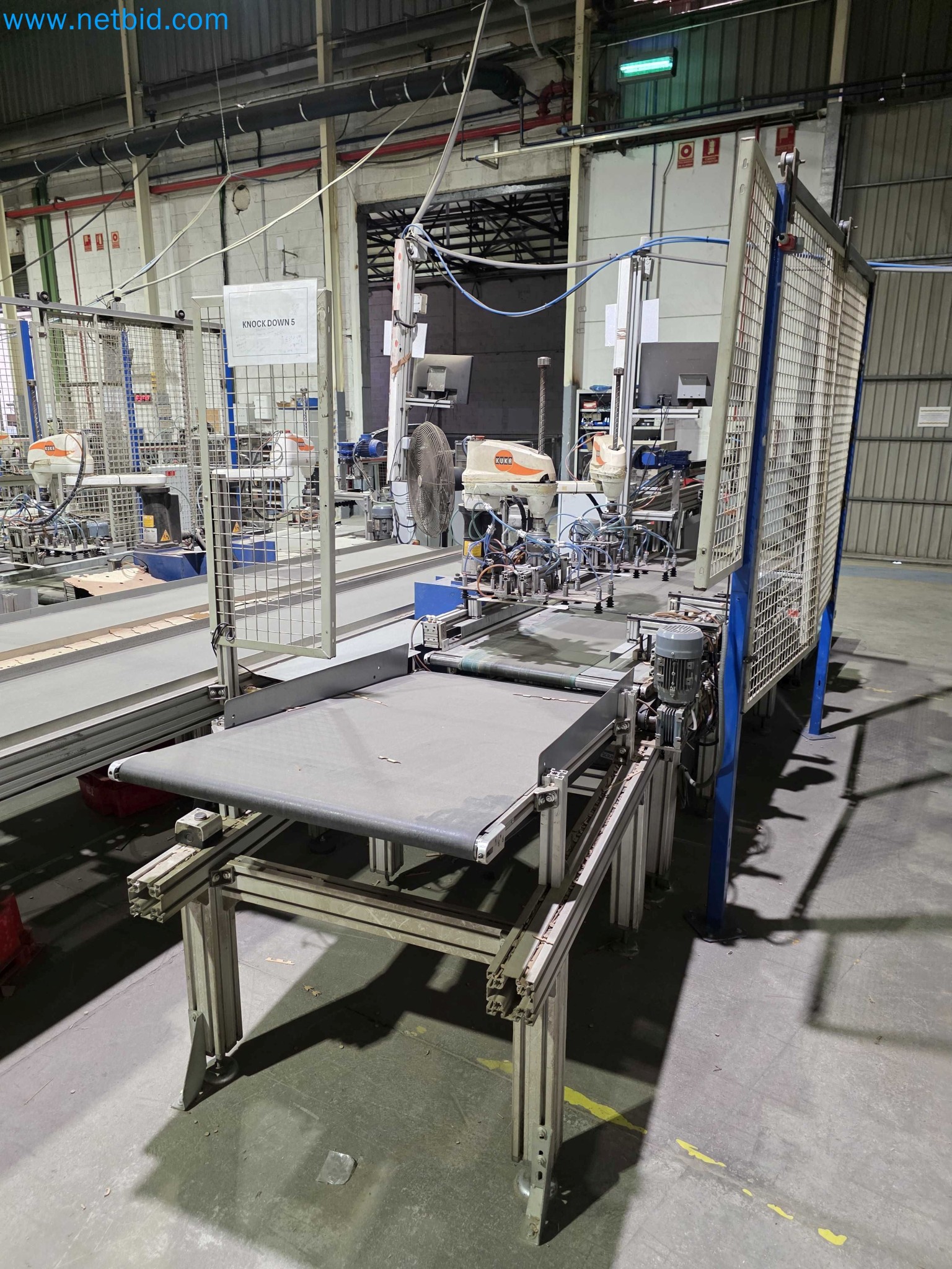 Likvidace podniku - Použité balicí stroje na balení ovoce a zeleniny (výrobní linka MDF)-4