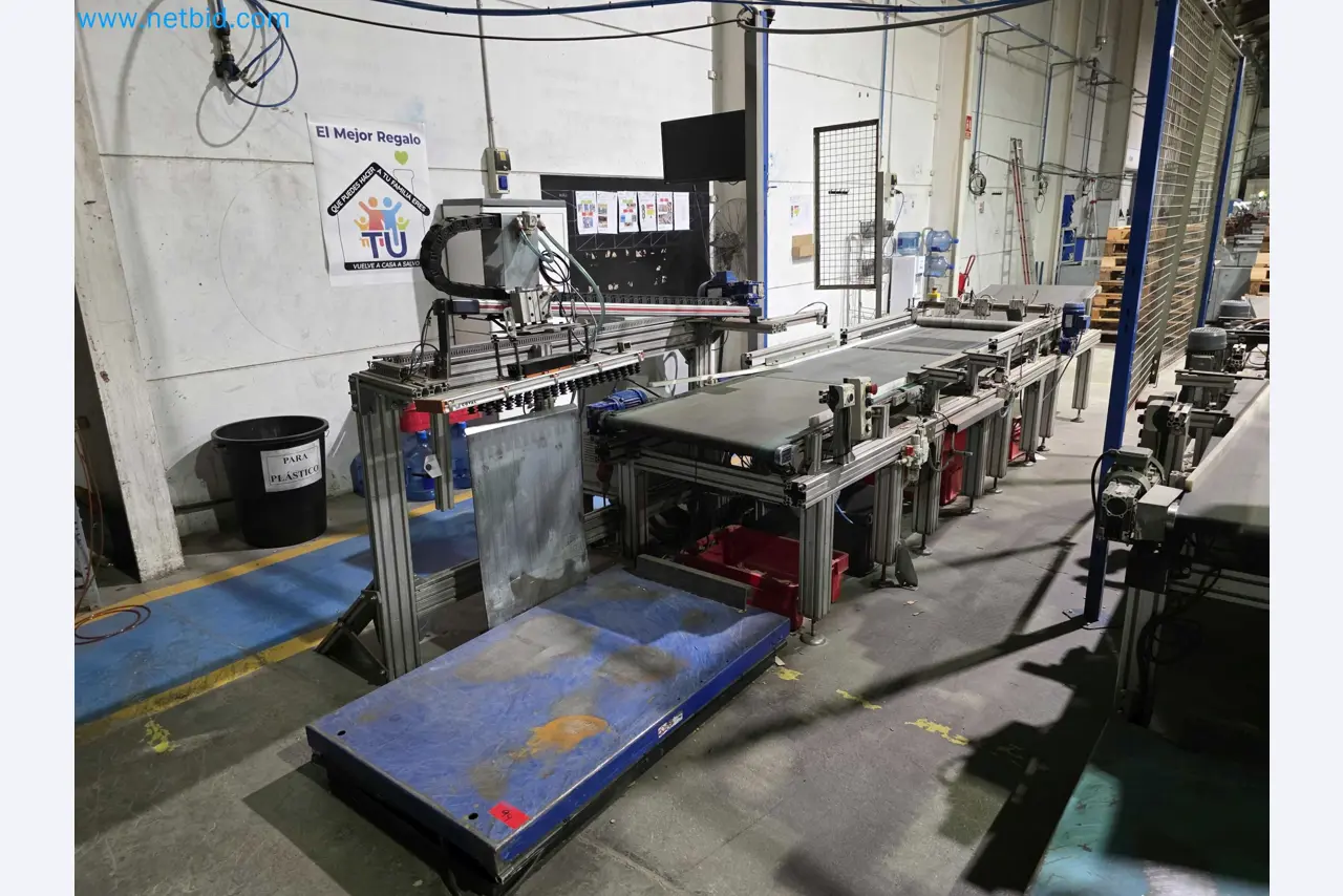 Likvidace podniku - Použité balicí stroje na balení ovoce a zeleniny (výrobní linka MDF)-1