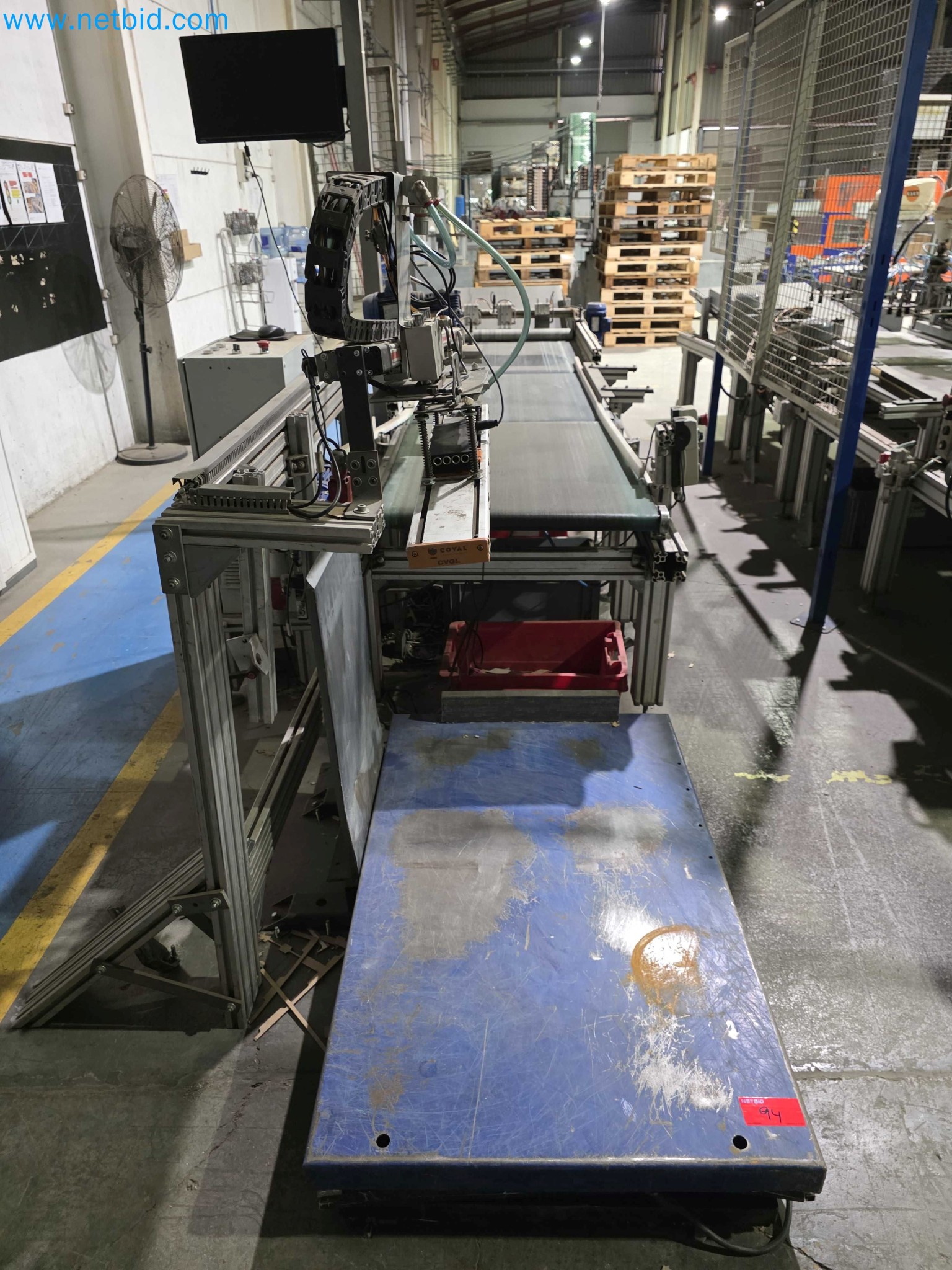 Likvidace podniku - Použité balicí stroje na balení ovoce a zeleniny (výrobní linka MDF)-2