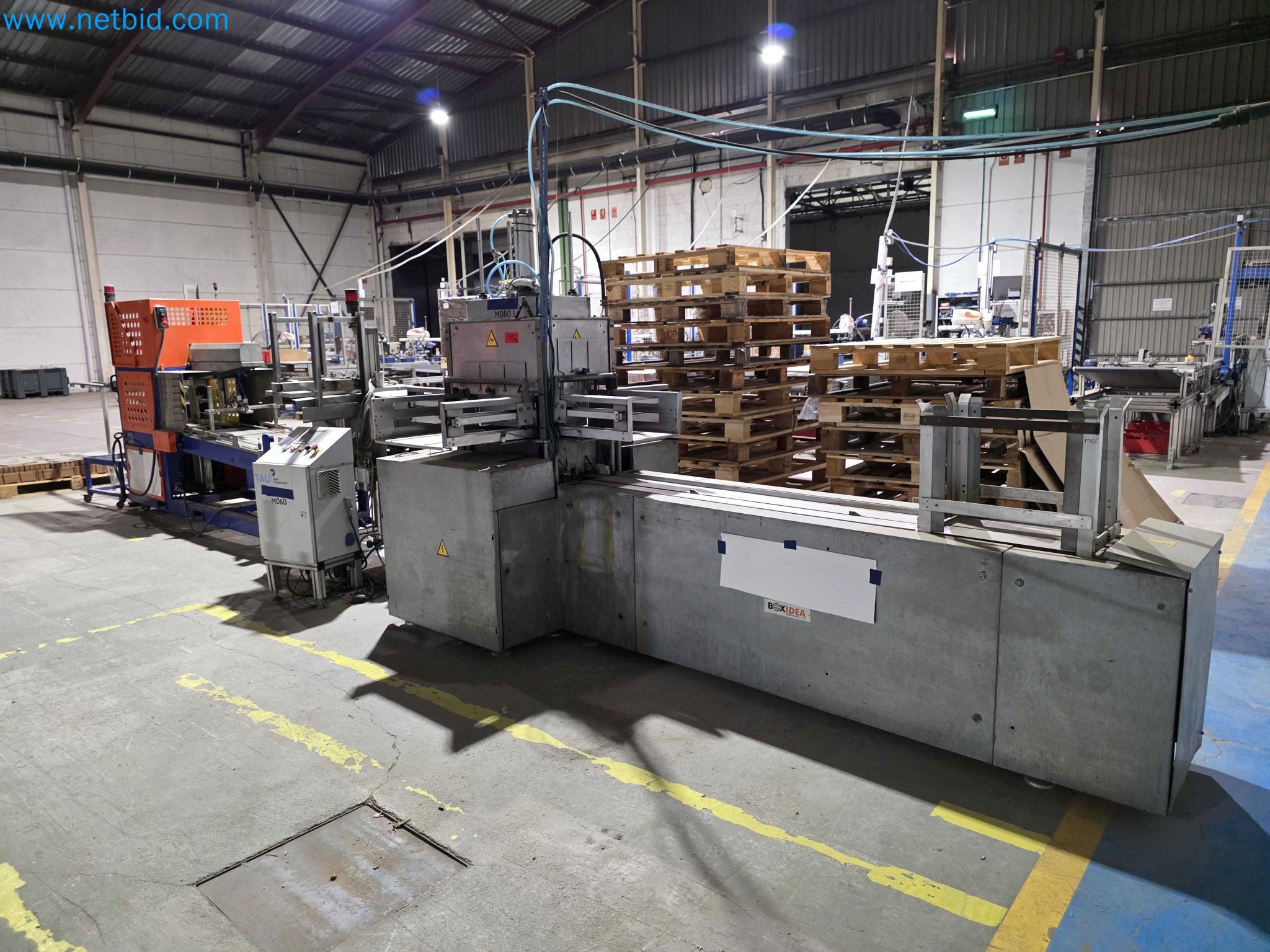 Likvidace podniku - Použité balicí stroje na balení ovoce a zeleniny (výrobní linka MDF)-1