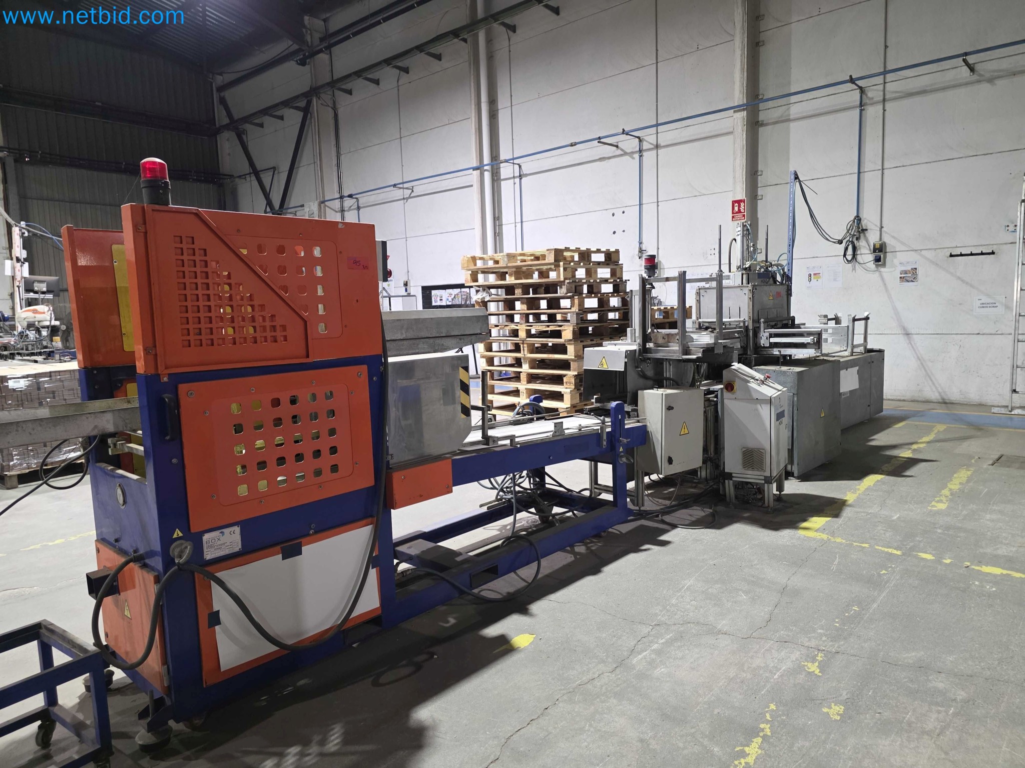 Likvidace podniku - Použité balicí stroje na balení ovoce a zeleniny (výrobní linka MDF)-2