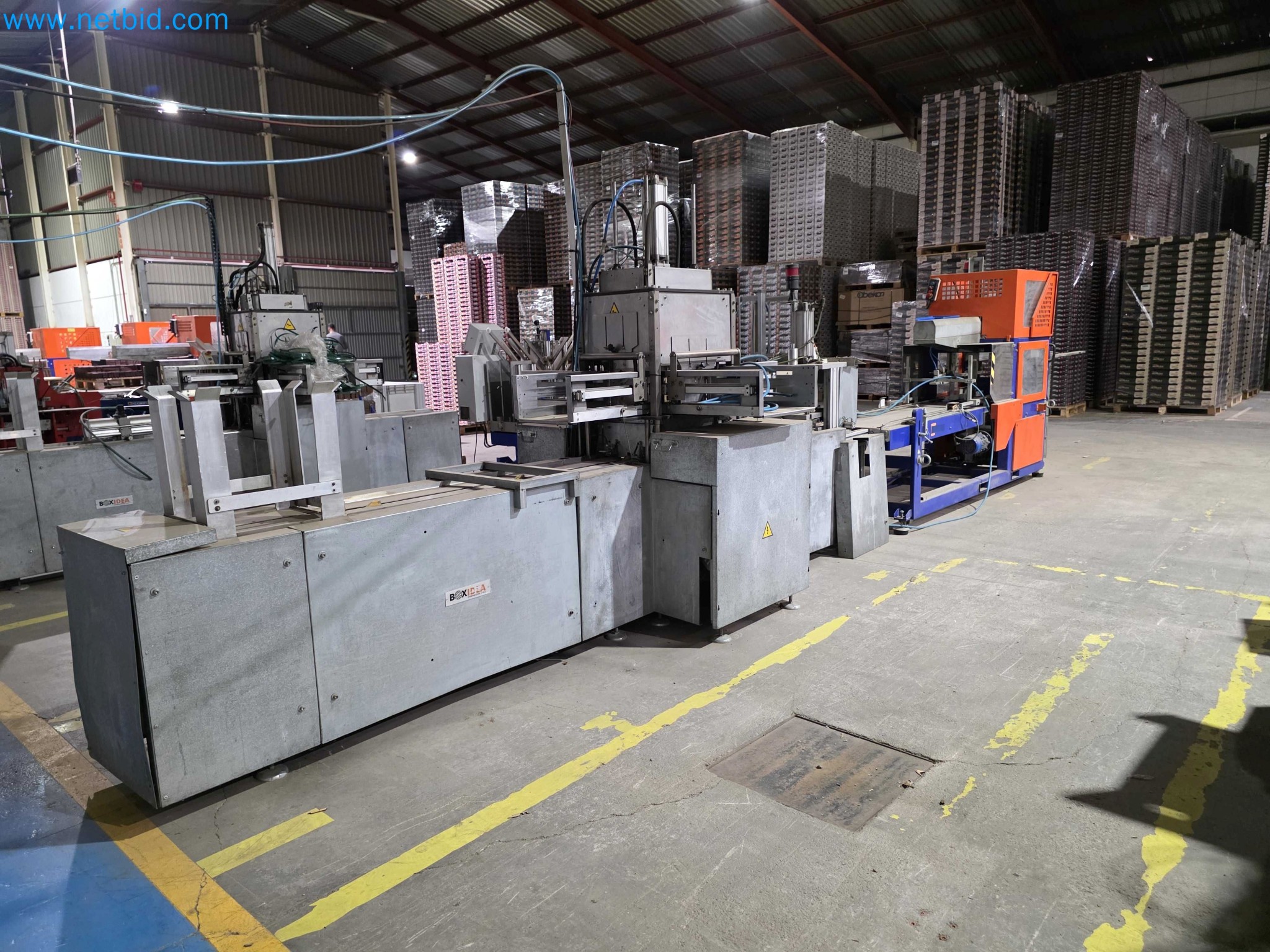 Likvidace podniku - Použité balicí stroje na balení ovoce a zeleniny (výrobní linka MDF)-1