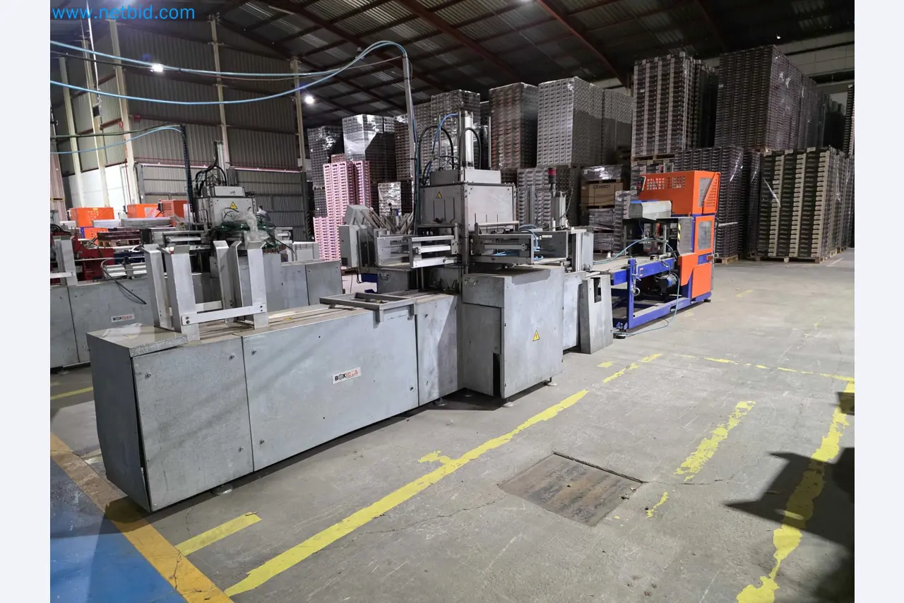 Likvidace podniku - Použité balicí stroje na balení ovoce a zeleniny (výrobní linka MDF)-1