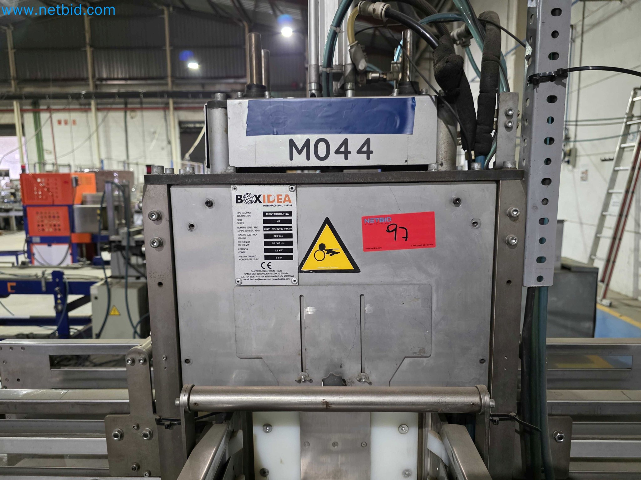 Likvidace podniku - Použité balicí stroje na balení ovoce a zeleniny (výrobní linka MDF)-8