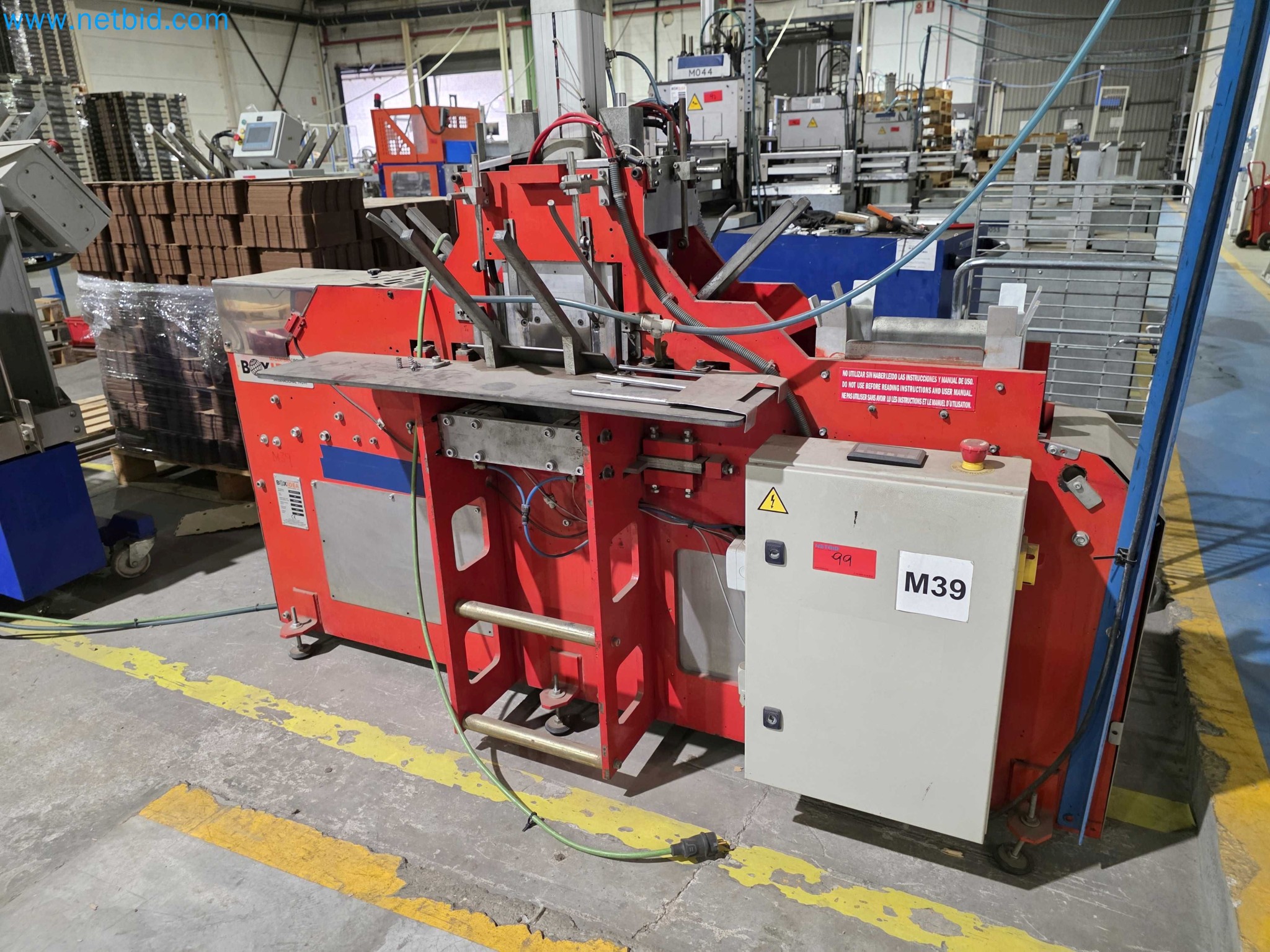 Likvidace podniku - Použité balicí stroje na balení ovoce a zeleniny (výrobní linka MDF)-2