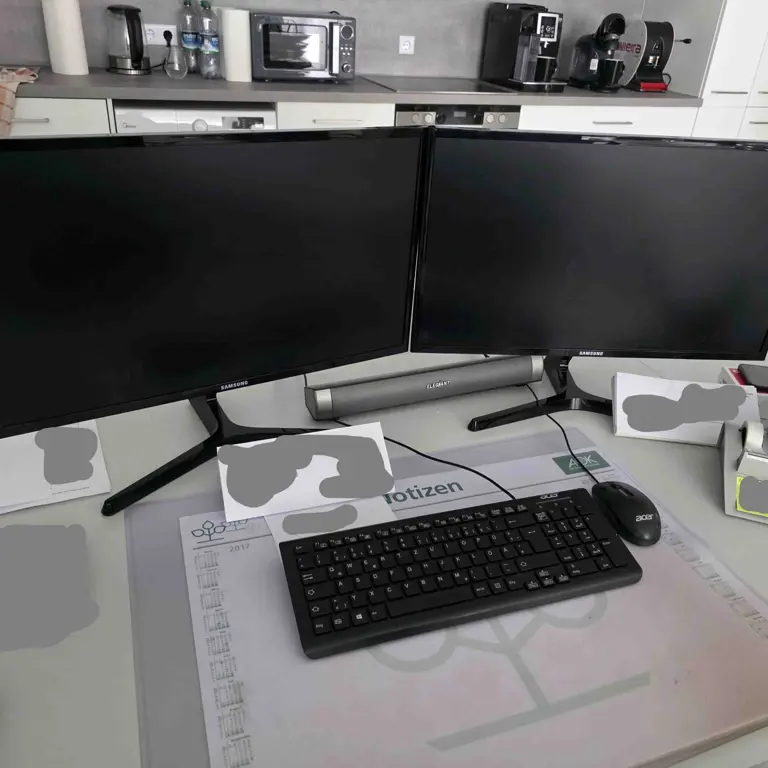 2 24-inch Monitors Samsung S24F356FHU