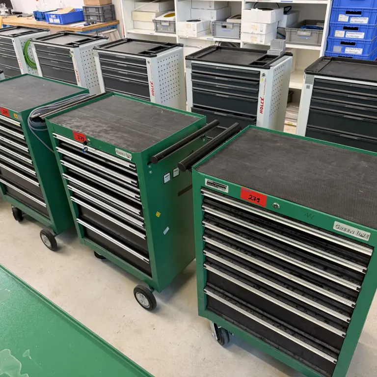 3 Werkzeugwagen MANNESMAN Greenline