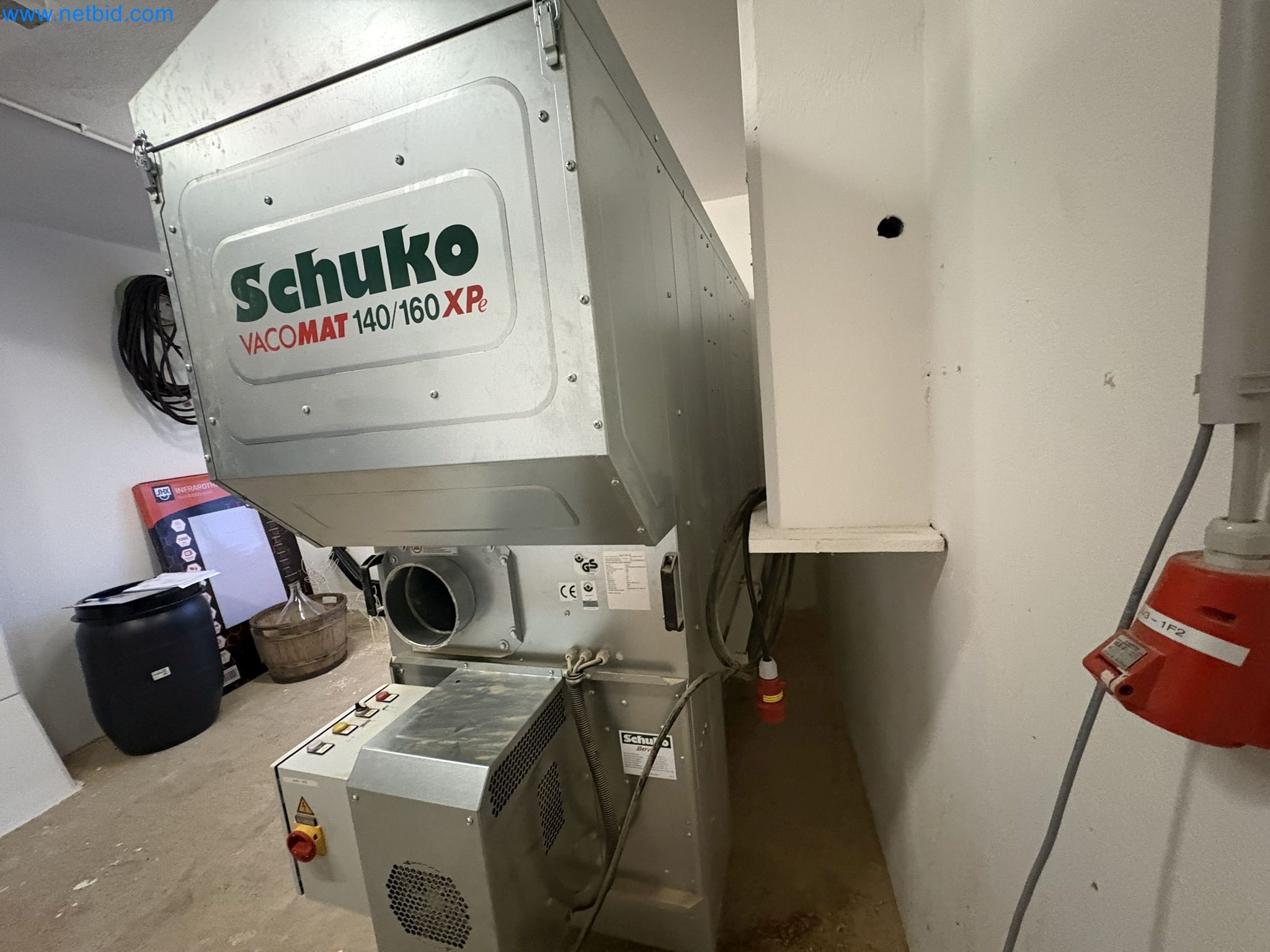 Aspirador SCHUKO VACOMAT 200 XPe-12