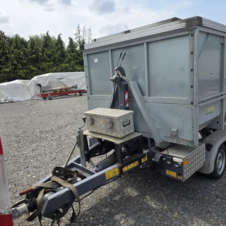 Tandem Container Roll-Off Trailer Wörmann Debris 3500