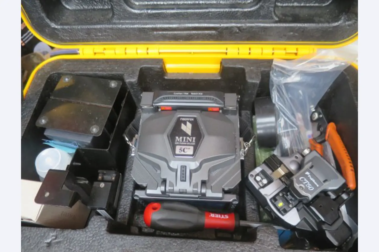 Machinery and equipment of a fiber-optic construction company-10