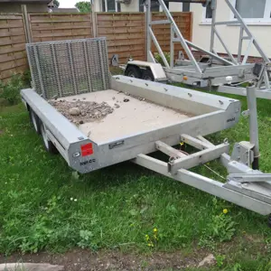 Remorque tandem pour engins de chantier Hulco Terrax-2