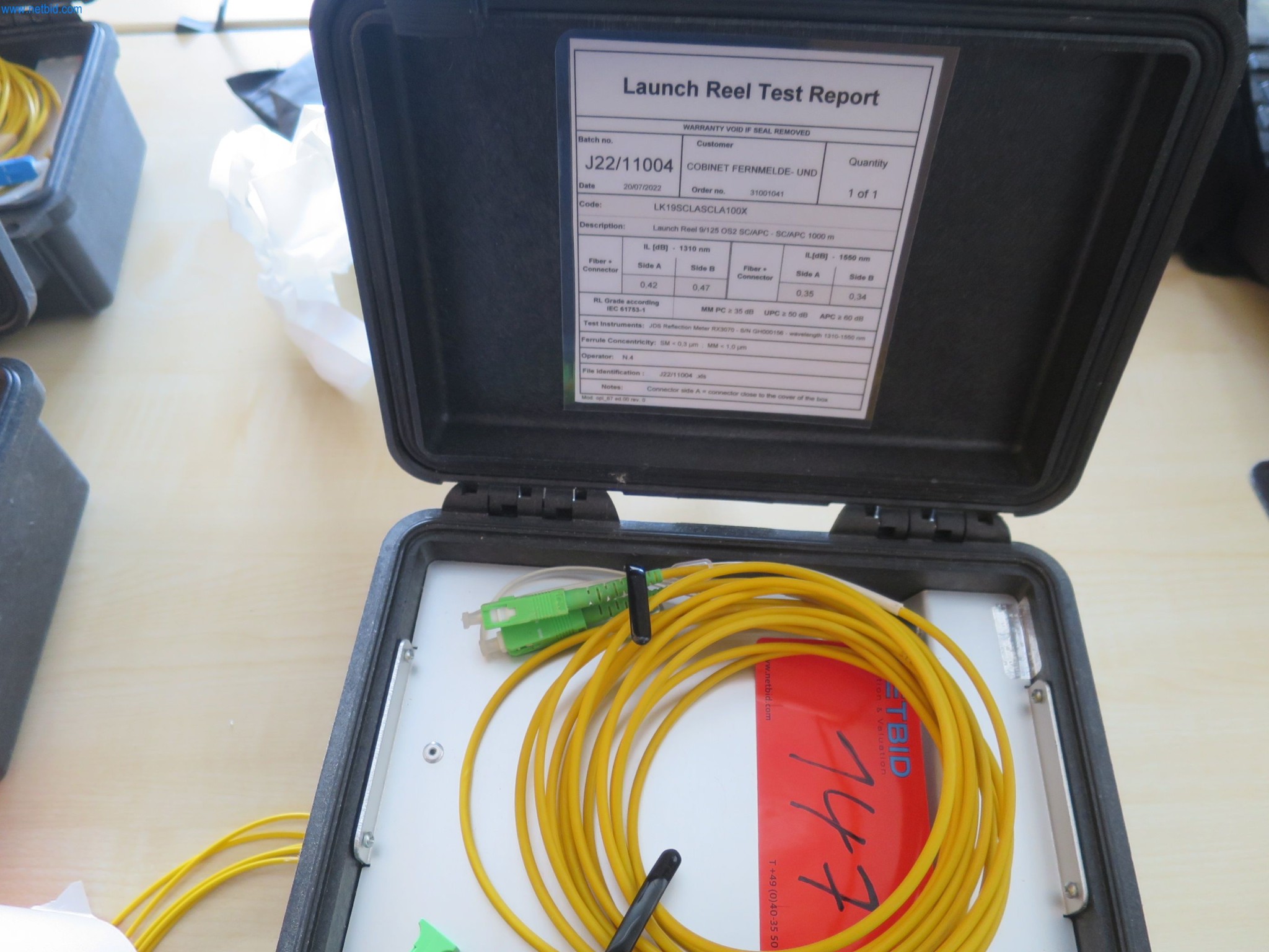 Machines et matériel d'une entreprise de construction spécialisée dans la fibre optique-3