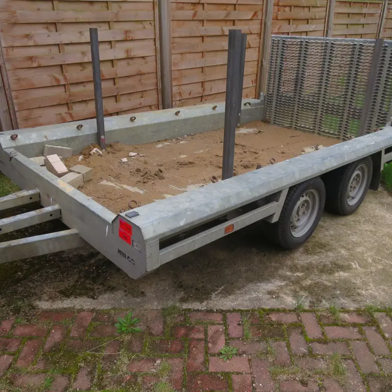 Remorque tandem pour engins de chantier Hulco Terrax-2