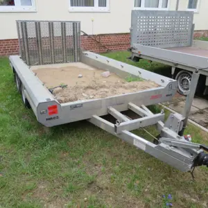 Remorque tandem pour engins de chantier Hulco