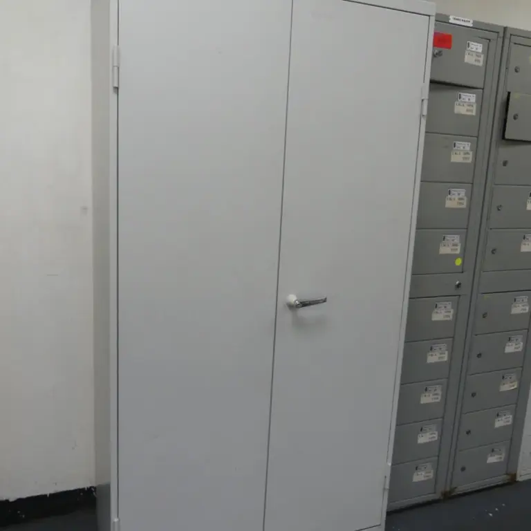 Steel hinged door cabinet