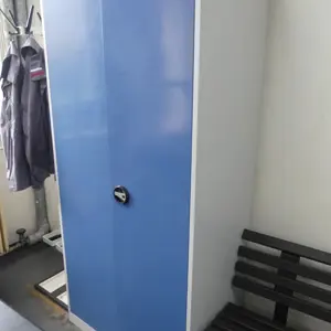 Steel hinged door cabinet