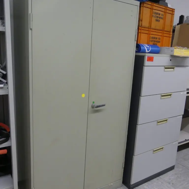 Steel hinged door cabinet