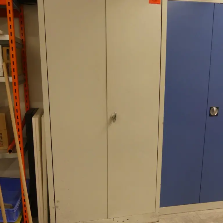 Steel hinged door cabinet