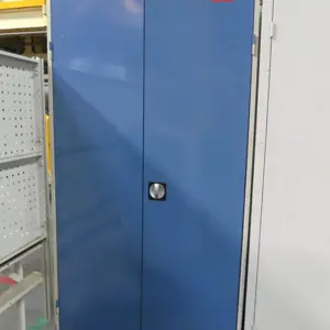 Armoire à portes battantes en acier