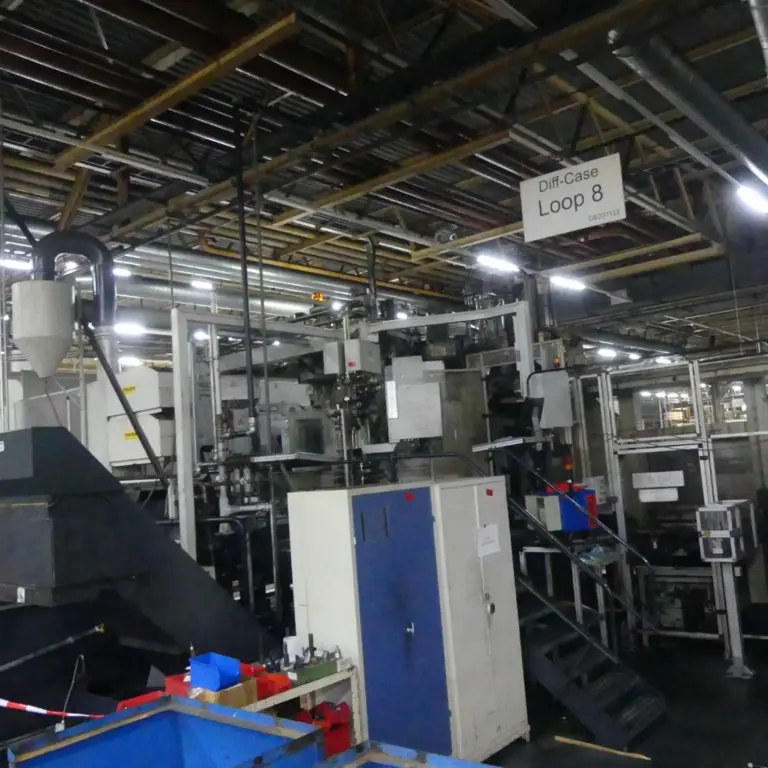 Rotary transfer BAZ Witzig & Frank, Turmatic GmbH Thyssen Turmat TU510/221-R6