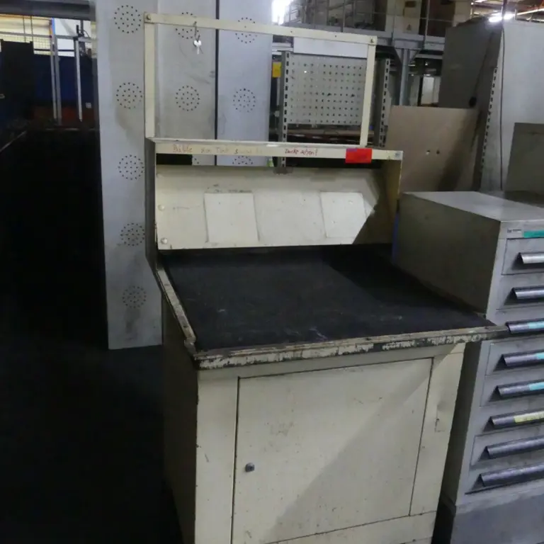 Table, old with superstructure