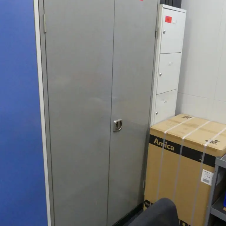 Armoire à portes battantes en acier