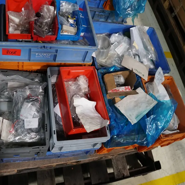 Pallet of various small parts