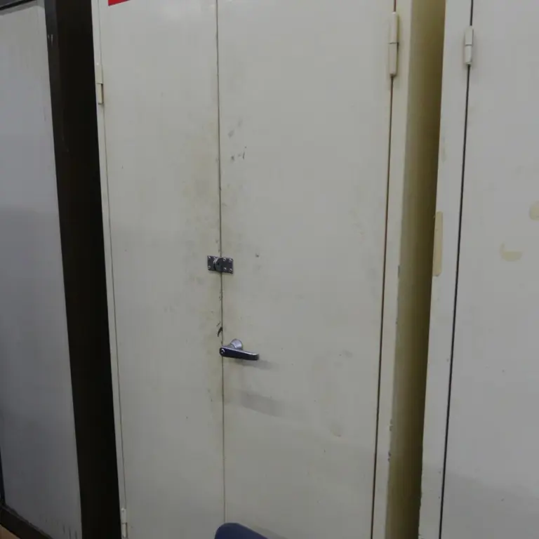 2 Armoire à portes battantes en acier