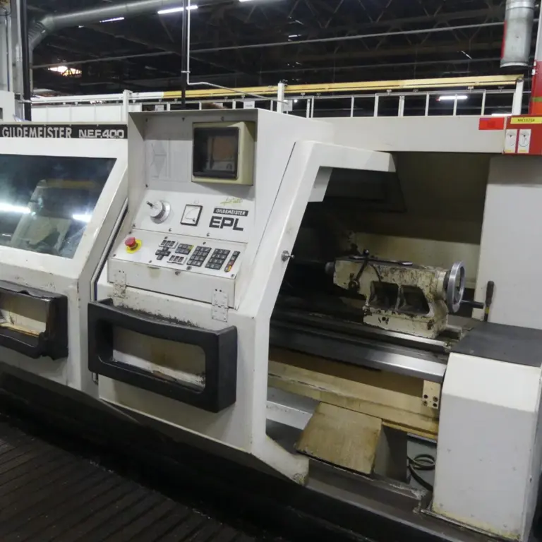 Torno CNC con Gildemeister N.E.F. 400