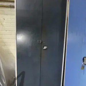 Armario con puertas batientes de acero