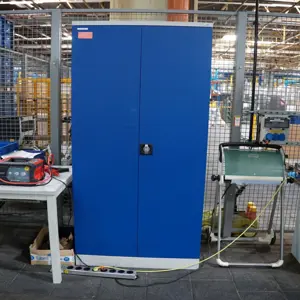 Steel hinged door cabinet