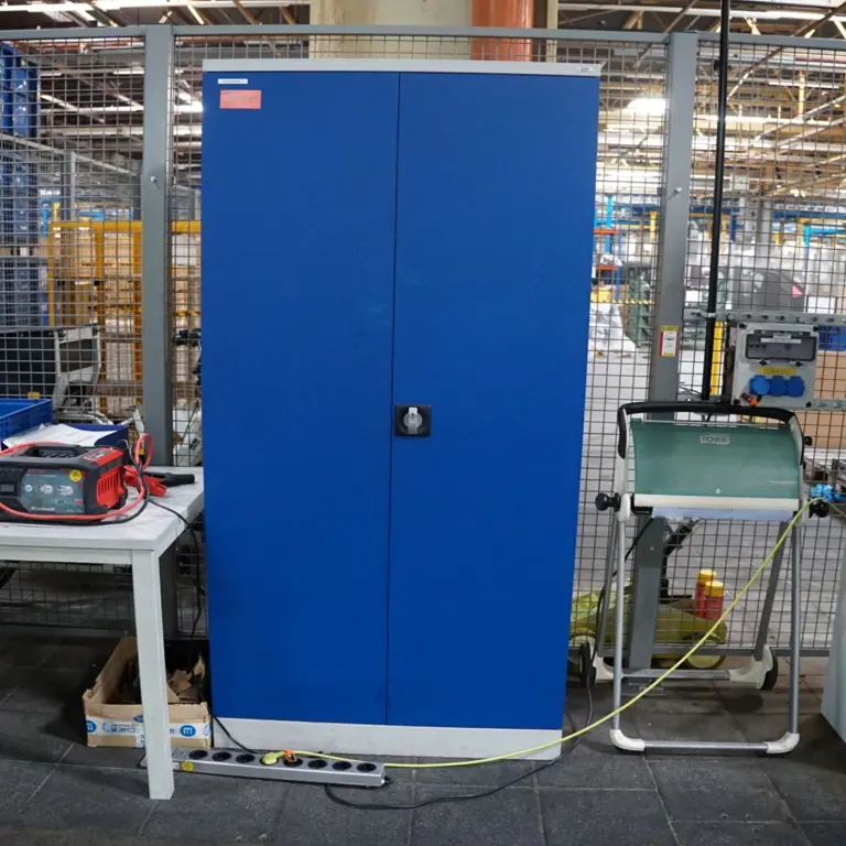 Steel hinged door cabinet