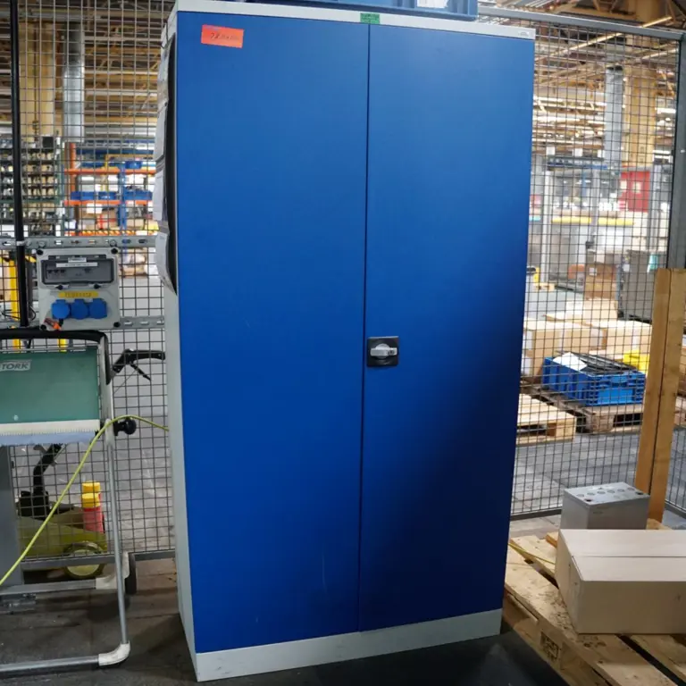 Steel hinged door cabinet