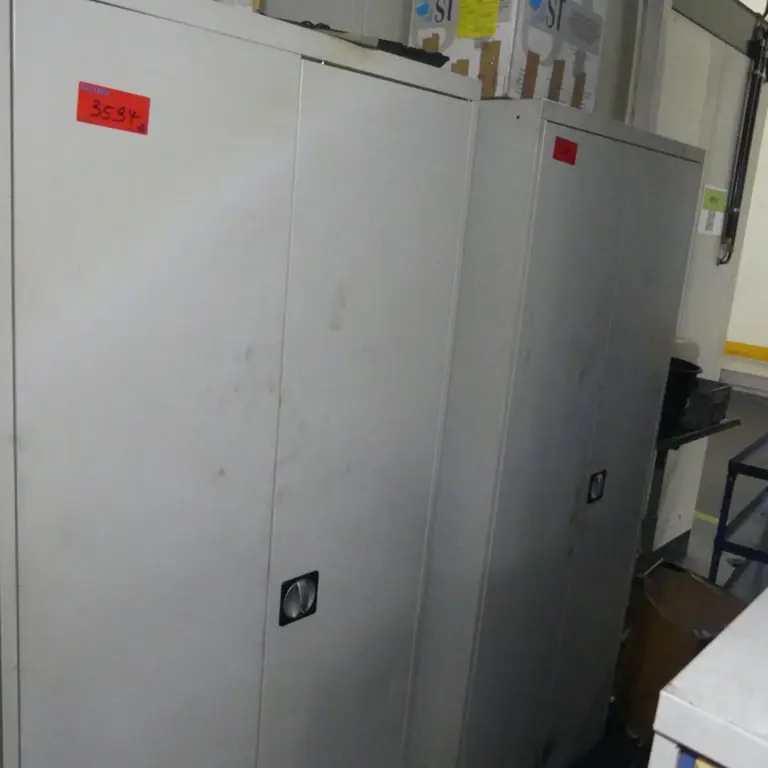 2 Armário com porta articulada em aço
