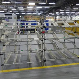 2 metro corrido Sistema de prateleiras metálicas